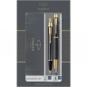 Подарочный набор PARKER: IM CORE BLACK GT - ручки перьевая и шариковая 2093216